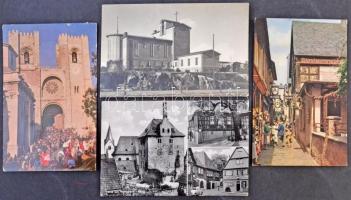 111 db RÉGI és MODERN külföldi városképes lap / 111 pre-1945 and modern European and Worldwide town-view postcards