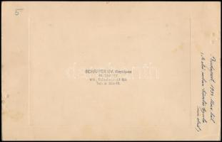 1934 Budapest, MOVE-bál, az első sorban Gömbös Gyula miniszterelnök, feliratozott, pecséttel jelzett...