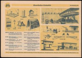 1938-1939 Märklin játékvasút és egyéb játékok katalógusa, német nyelven, 32p / Märklin catalogue, 32...