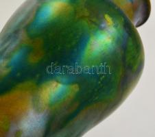 cca 1900 Zsolnay eozin mázas váza, formaszám:272, jelzett (körpecsét, ORION felirattal), mázalatti h...