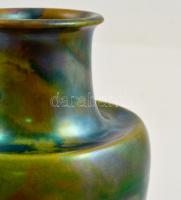 cca 1900 Zsolnay eozin mázas váza, formaszám:272, jelzett (körpecsét, ORION felirattal), mázalatti h...