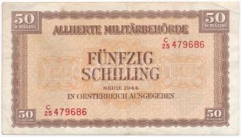 Ausztria / Szövetséges megszállás 1944. 50Sch T:III Austria / Allied occupation 1944. 50 Schilling C:F