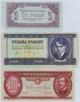 Vegyes: 1917. 2K + 1919. 20K + 1944. 2P + 5P "A Vöröshadsereg Parancsnoksága" + 1990. 500F...