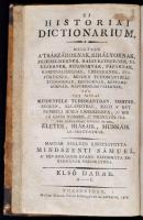 Ladvocat, [Jean Baptiste]: Uj historiai dictionarium. mellyben régi patriarcháknak, tsászároknak, ki...