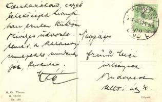 Fröhliche Weihnachten! / Christmas greeting art postcard. H. Christ Vienne Nr. 180. s: Mitzi Friedma...