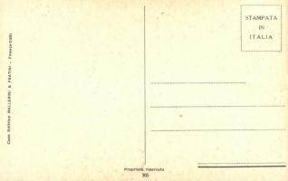 Italian art postcard. Clowns. Ballerini & Fratini 365. s: Chiostri