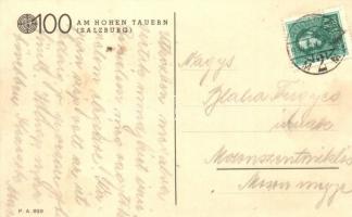 Steyr 100 am Hohen Tauern (Salzburg) / Steyr 100, Austrian medium-sized automobile advertisement car...