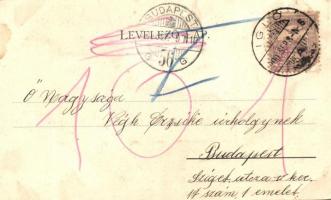 1900 Igló, Zipser Neudorf, Spisská Nová Ves; Evangélikus templom. Kiadja Schmidt Edgar / Evang. Kirc...