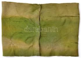 1941 A Soproni Bányászati és Erdészeti Akadémia erdészeti karának ballagási hímzett selyem karszalag...