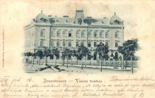 1899 Temesvár, Timisoara; Józsefváros, Városi bérház, üzlet. Kralicsek Béla kiadása / Iosefin, tenement house, shop (fl)