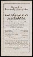 1928 A salzburgi játékokon résztvevő leningrádi operastúdió (vezető: Boris Assafjew) vendégjátékáról...