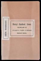 Handbook for travellers in Greece. Murray's Hand-book. London, 1900, John Murray. Szövegközti i...