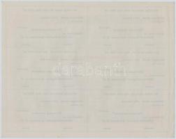 Románia / Szászrégen 1921. "Sächsisch-Regener Sparkasse A.G. in Sächsisch-Regen (Szászrégeni Ta...