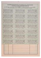 Románia / Nagyszeben 1940. "Nagyszebeni Általános Gazdasági Bank" ötven, névre szóló részv...