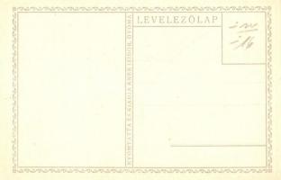 Boldog Húsvéti Ünnepeket! Nyomtatta és kiadja Kner Izidor, Gyoma / Easter greeting art postcard s: K...