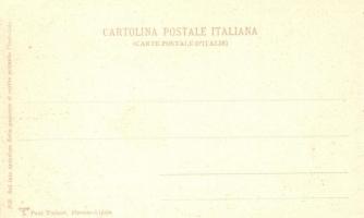 Napoli, Naples; Strada Santa Lucia / street view, market, quay. Paul Trabert