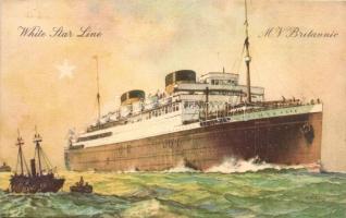 MV Britannic, White Star Line transatlantic ocean liner, Britains largest motor vessel