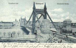 Budapest, Erzsébet híd, M. T. és F. V. Koch és Pór