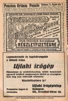 1914 Útmutató a magyar és közös közlekedési vállalatok hivatalos menetrendkönyve. Nyári menetrend. T...
