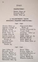 1940 Nemzeti Casino évkönyve. 1940. 113. évf. A Nemzeti Casino szabályai és tagjainak névsora. Bp.,1...
