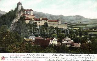 1905 Árvaváralja, Oravsky Zámok (od Juhovychodu); vár, kiadja Sochán P. / castle / Schloss (EK)