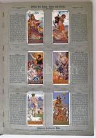 1909 Stollwerck csokoládépapír gyűjtőkártya gyűjtemény. Teljes albumban. Kissé megviselt félvászon k...