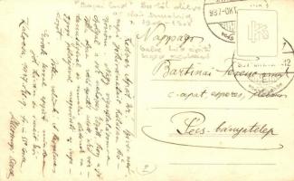 1937 Baja, Türr István híd (egykor ez volt az egyetlen vasúti híd Budapesttől délre), balra hídépítő...