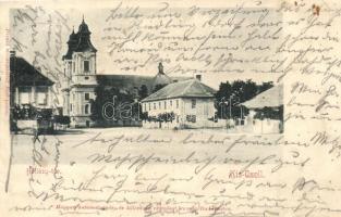 1905 Kiscell, Celldömölk; Hollósy tér, Divald műintézetéből (EK)
