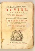 Ovidius, [Publius Naso]: Les Métamorphoses d'Ovide, en latin, traduites en françois, avec des r...