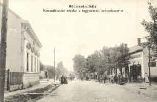 1915 Bűdszentmihály (Tiszavasvár), Kossuth utca, fogyasztási szövetkezet üzlete