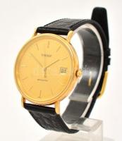 1982 Tissot Seastar svájci quartz férfi kvarz karóra, 14 K arany (Au) óra tokkal, másodperc mutatóva...