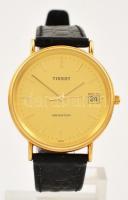 1982 Tissot Seastar svájci quartz férfi kvarz karóra, 14 K arany (Au) óra tokkal, másodperc mutatóva...