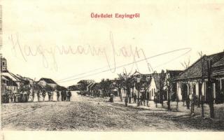 1907 Enying, Fő utca. Kiadja Politzer Jenő
