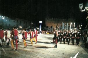 10 db modern sakk motívumos és Marostica városképes lap/ 10 modern chess motive cards and Marostica ...