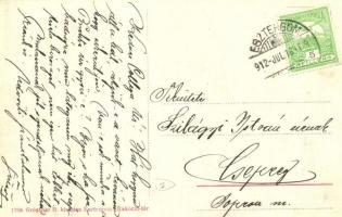 1912 Esztergom, Kolos kórház. Grószner B. kiadása