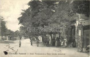 1914 Fadd, Deák Ferenc utca, Ékes István üzlete