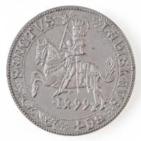 Csóka Zsuzsa (1962-) 1999. "MÉE - Szent László / 500 éves az első magyar tallér" Ag és pie...