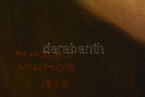 Nagy Vilmos (1874-1953): Szentiványi Ivánné. Olaj, vászon, jelzett, keretben, 80×60 cm