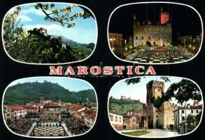 10 db modern olasz városképes lap: Marostica / 10 modern Italian town-view postcards: Marostica