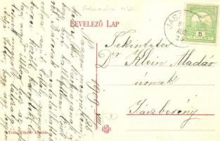 1909 Jászkisér, Református iskola. Kiadja Tréba Elemér