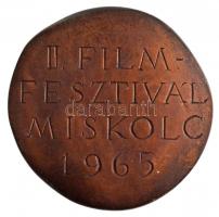 Borsos Miklós (1906-1990) 1965. "II. Filmfesztivál Miskolc 1965." Br emlékplakett (194,81g...