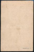 cca 1860 Veres Jenő, a Königgrätz-i csatában elesett magyar katona keményhátú fotója Szentkuty L. mű...