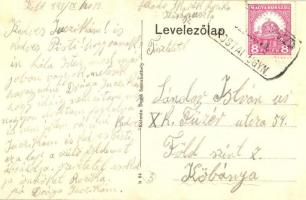 1929 Kárászpuszta (Szentegát), Ínselt Géza korcsmája, kocsma, kúriák + Postai Ügyn. pecsét