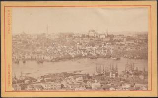 cca 1870 Konstantinápoly, keményhátú fotó B. kargopoulo műterméből, 6,5×10,5 cm / Constantinople, vintage photo