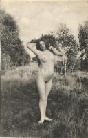 Vintage erotic nude lady (non PC) (vágott / cut)