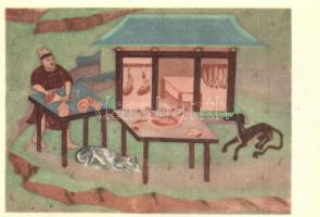 18 db MODERN orosz művészlap / 18 modern Russian art postcard