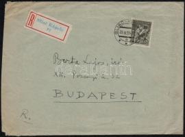 1958 Stósz/Štós Fábri Zoltán (1897-1970) írótól saját kézzel írt levele, aláírásával Barta Lajos (18...