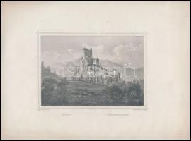 cca 1860 Ludwig Rohbock (1820-1883): Árva vára, acélmetszet, papír, paszpartuban, 12,5x17 cm