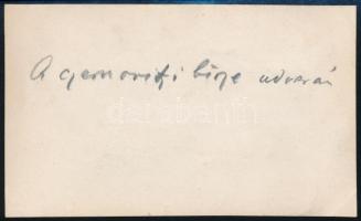 1911 A Czernowitz-i börze udvarán zsidó kereskedők tárgyalnak, hátoldalon feliratozott fotó, 13,5×8 ...