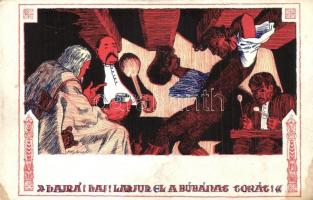 Fáy Aladár iparrajziskolai tanár rajzsorozata Arany János "Toldi"-jához - 12 darabos képes...